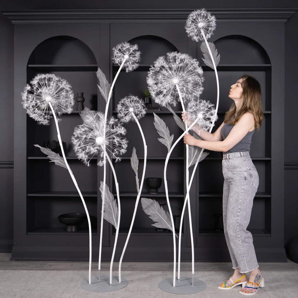 White dandelion patch 1