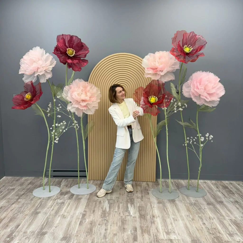 Peonies-poppies ethereal set 1